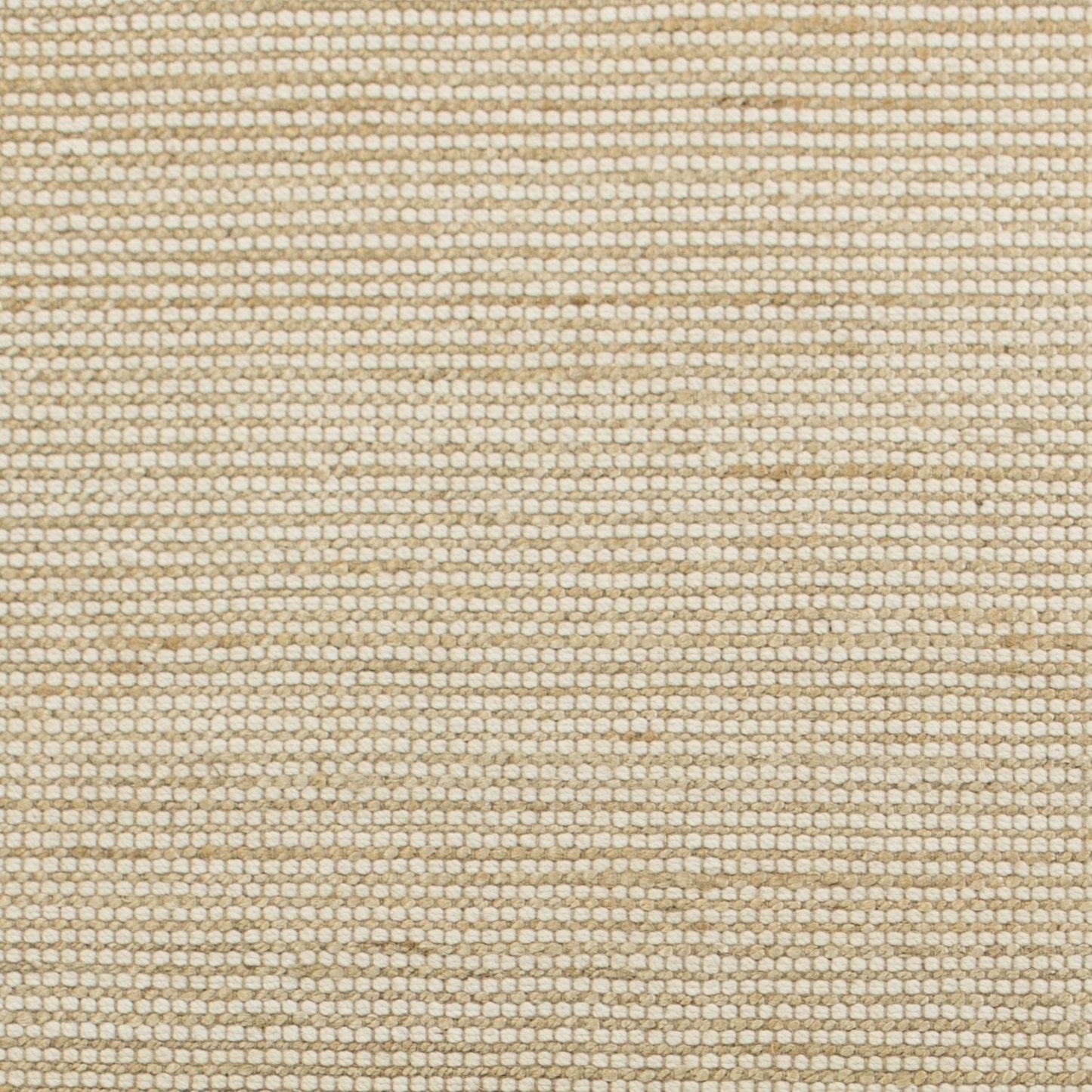 5'X7' Ivory Hand Woven Jute And Wool Indoor Area Rug