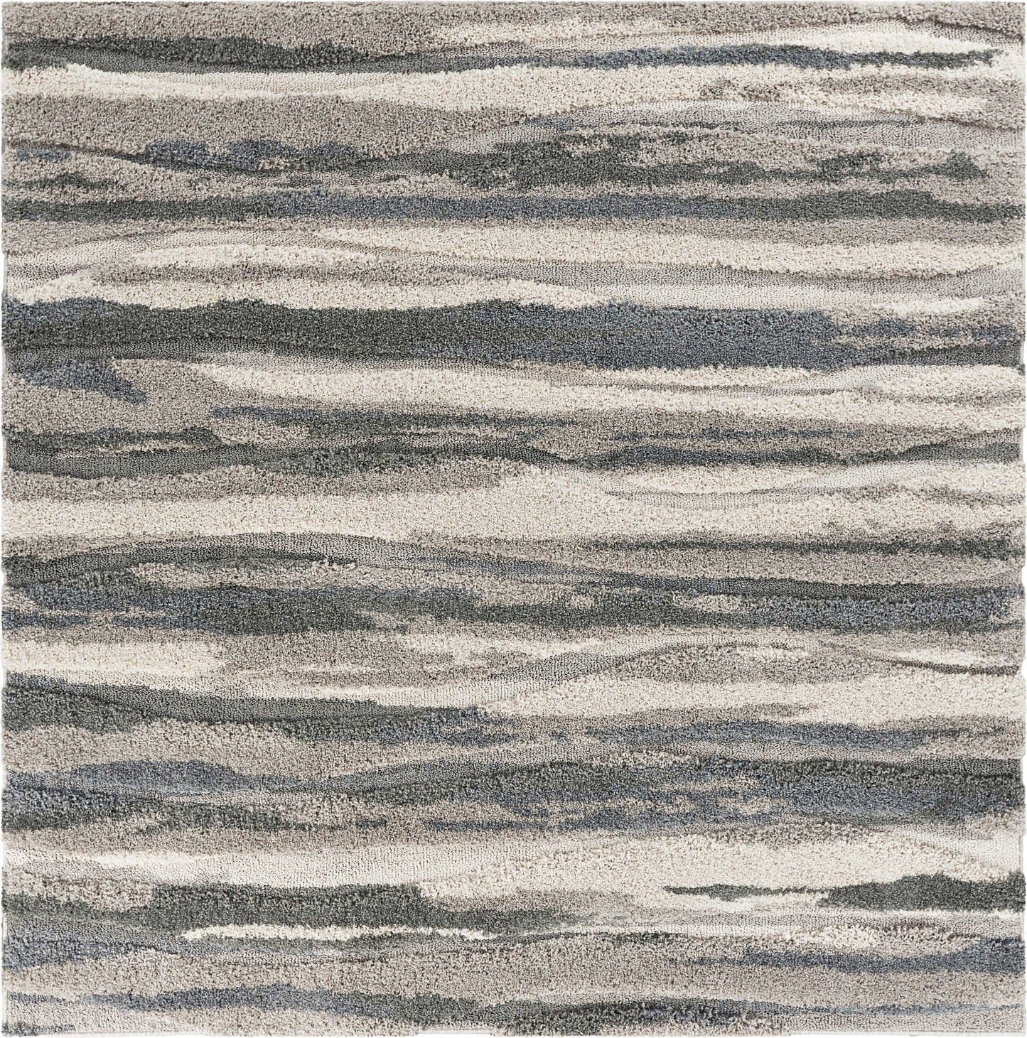 39 X 63  Grey Polypropylene Rug