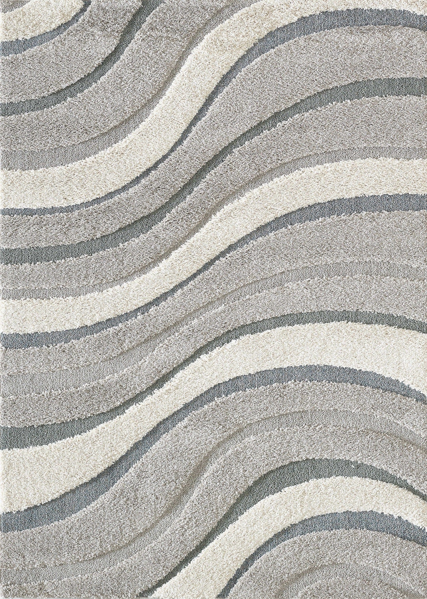 39 X 63  Grey Polypropylene Rug