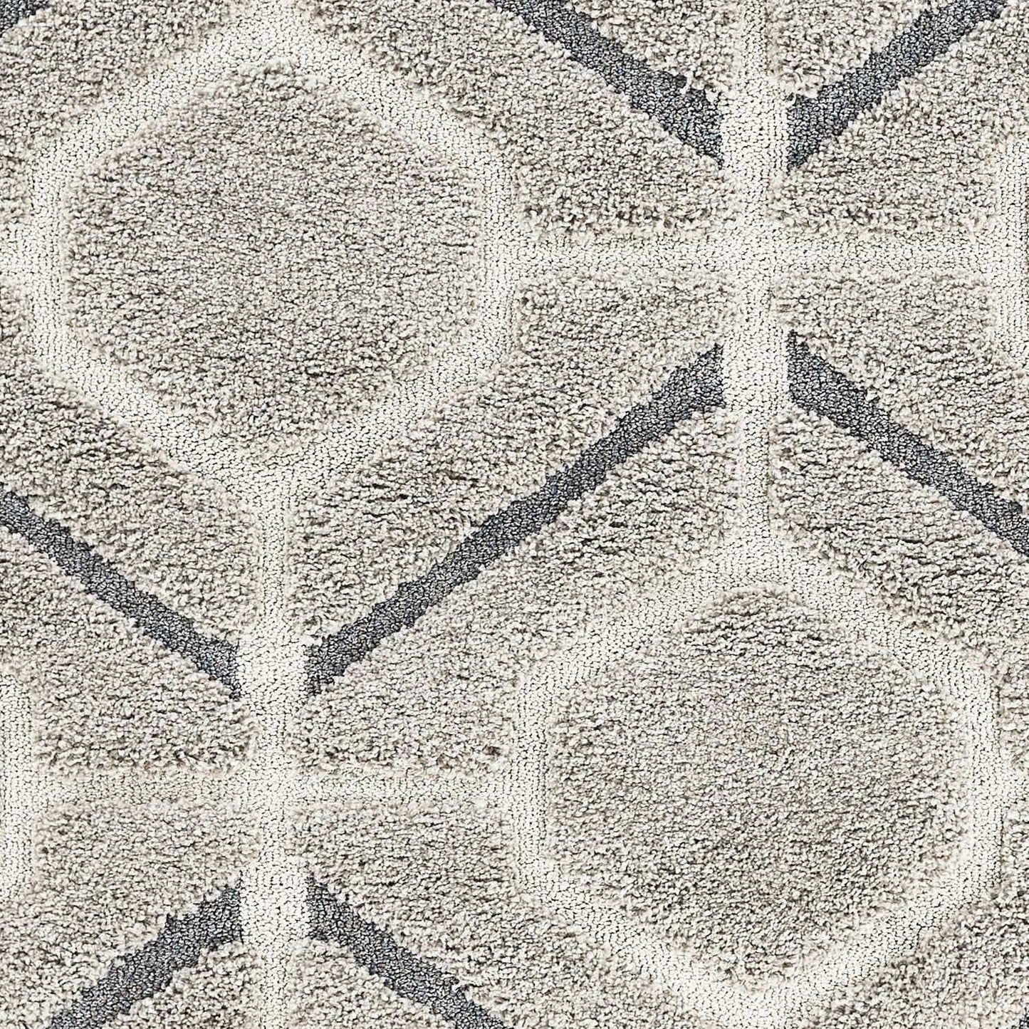 39 X 63  Grey Polypropylene Rug