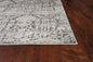 63 X 91 Grey Polyester Or  Viscose Rug