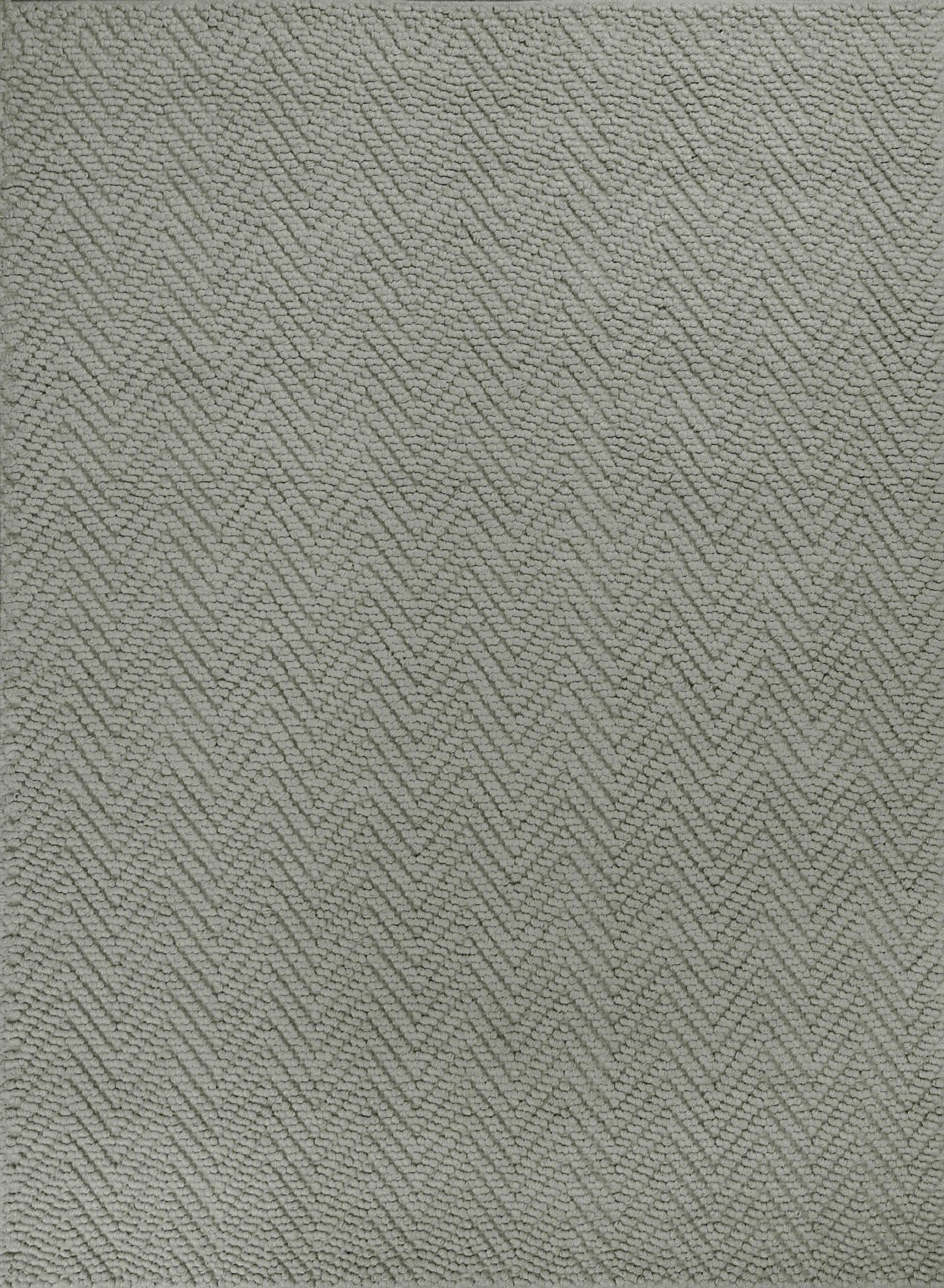 2'X4' Grey Heather Hand Woven Herringbone Jute Indoor Accent Rug