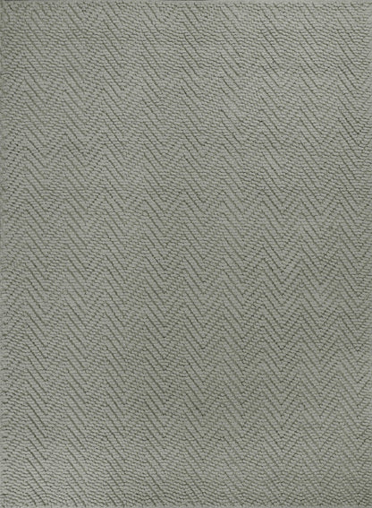 2'X4' Grey Heather Hand Woven Herringbone Jute Indoor Accent Rug