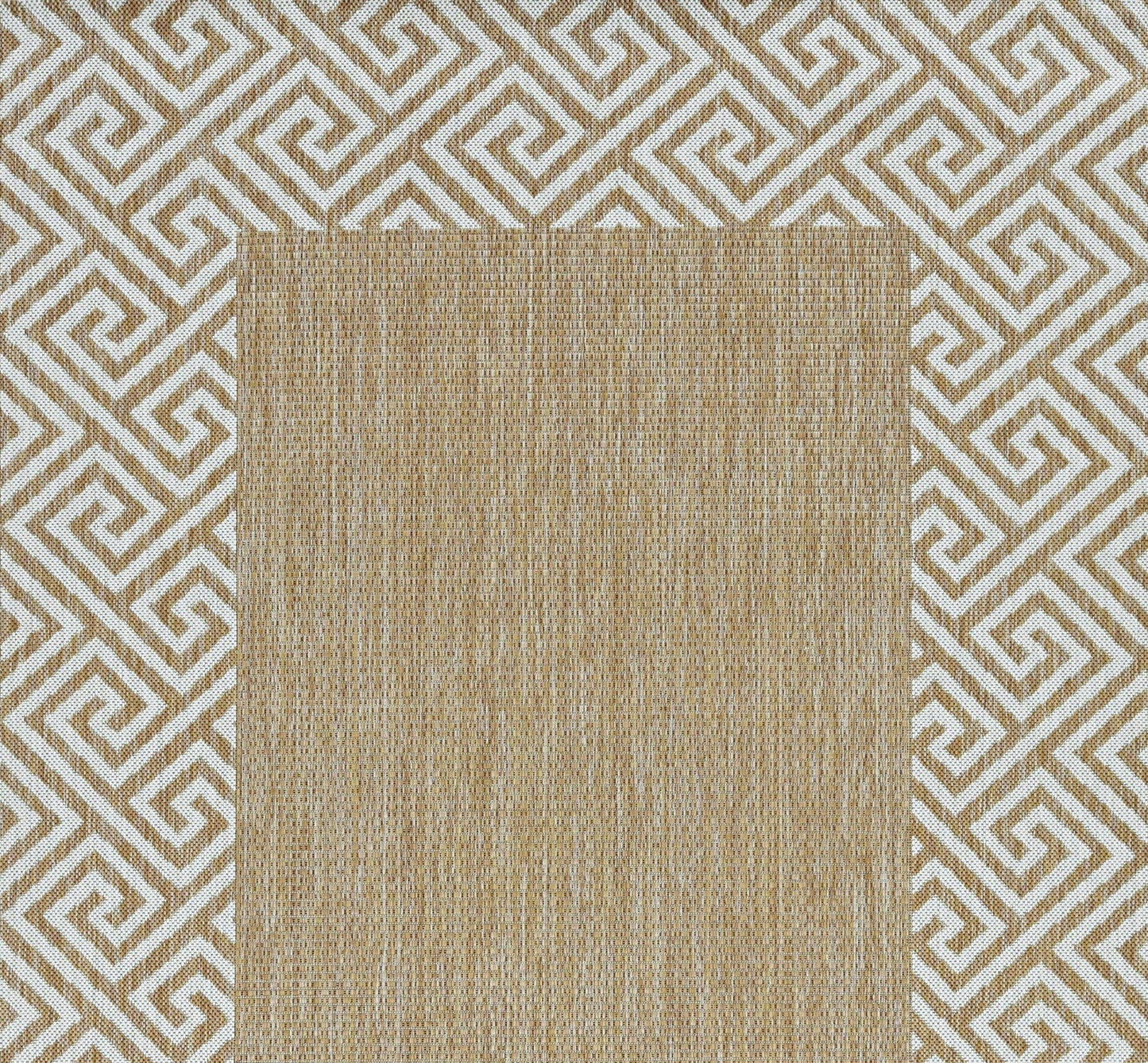 3' X 4' Natural Polypropylene Area Rug