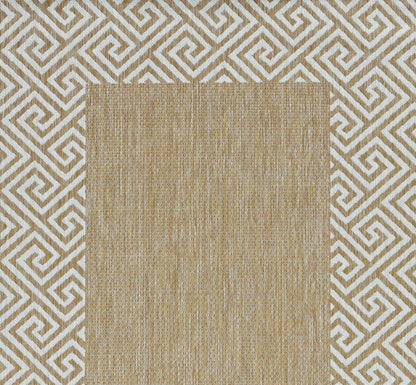 3' X 4' Natural Polypropylene Area Rug