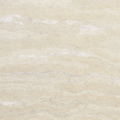 3'X5' Ivory Hand Tufted Abstract Indoor Area Rug