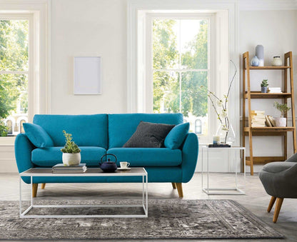 2' X 7' Grey Polypropylene Area Rug