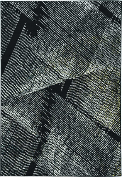 2' X 7' Grey Polypropylene Area Rug