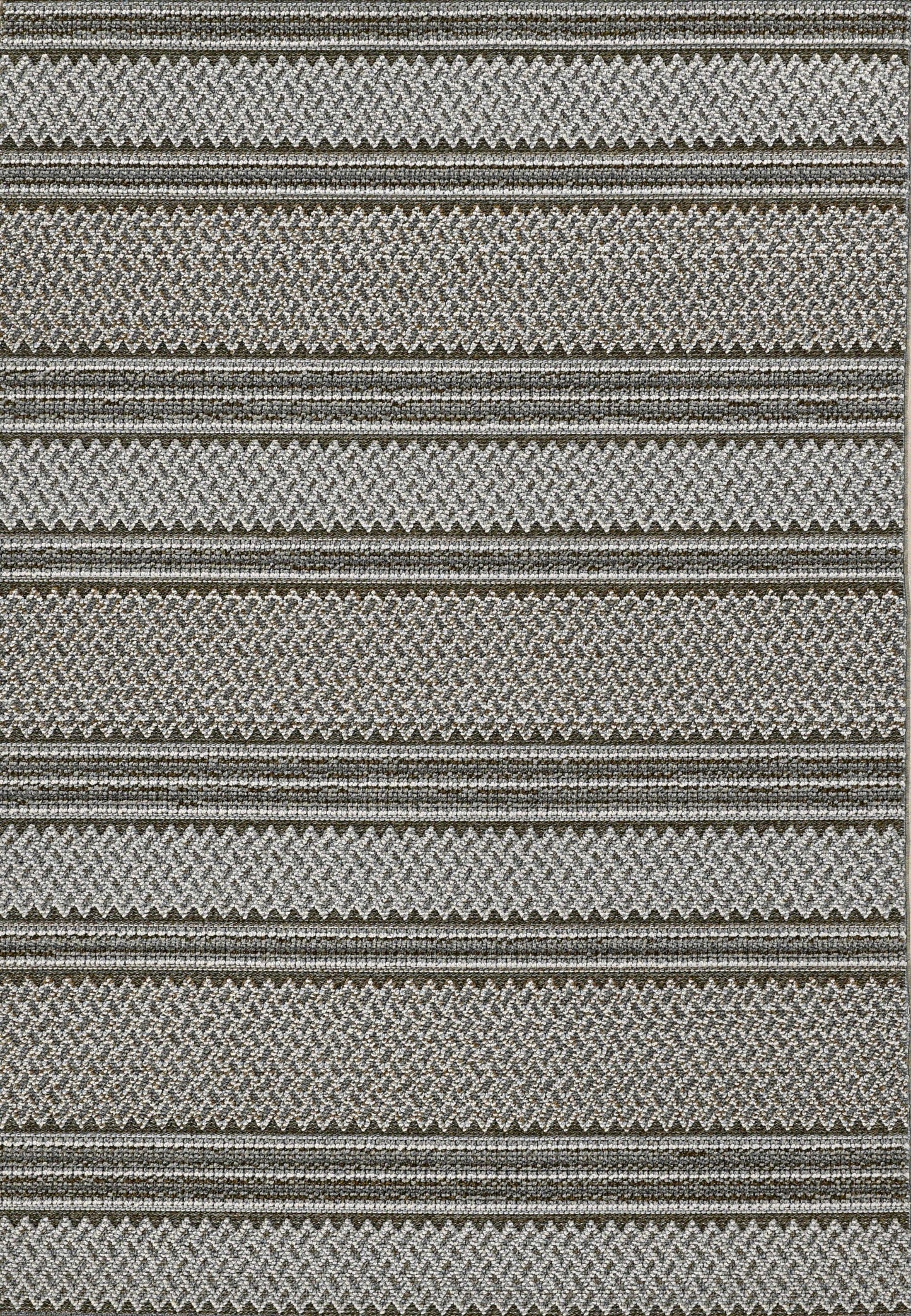 4' X 6' Grey Geometric Lines Area Rug