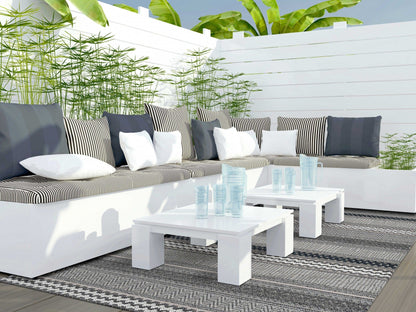 4' X 6' Taupe Geometric Lines Area Rug