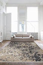 2' X 8' Ivory Or Beige Antique Pattern Runner Rug