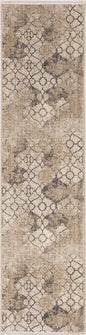 4' X 6' Ivory Faded Vintage Area Rug