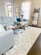 12'X15' Ivory Beige Machine Woven Geometric With Fringe Indoor Area Rug