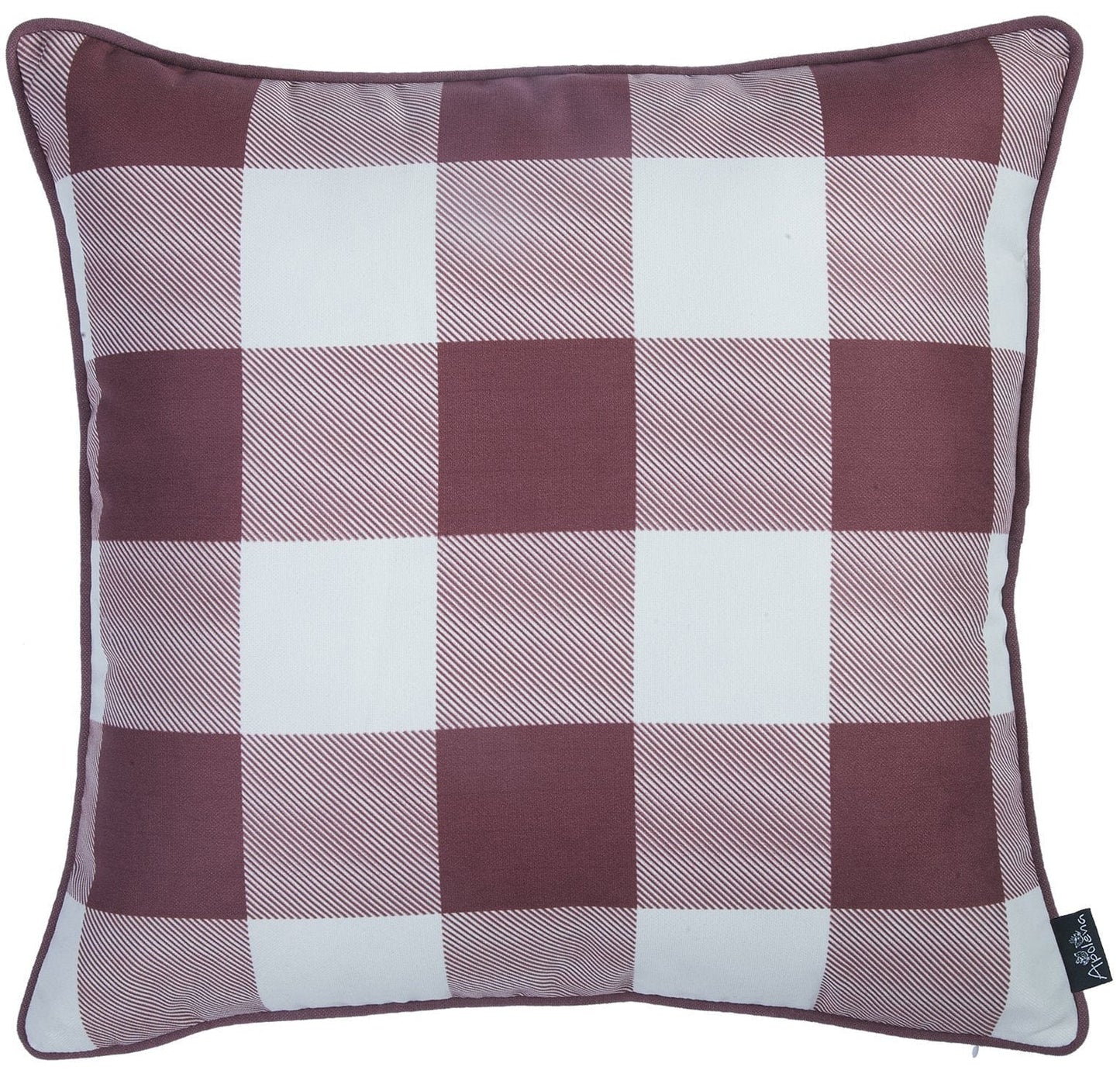 Set Of 2 18" Fall Thanksgiving Gingham Throw Pillow Cover