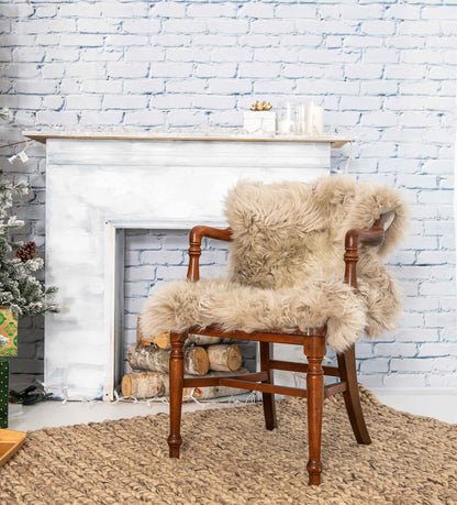 2' X 3' Ivory New Zealand Natural Sheepskin Rug