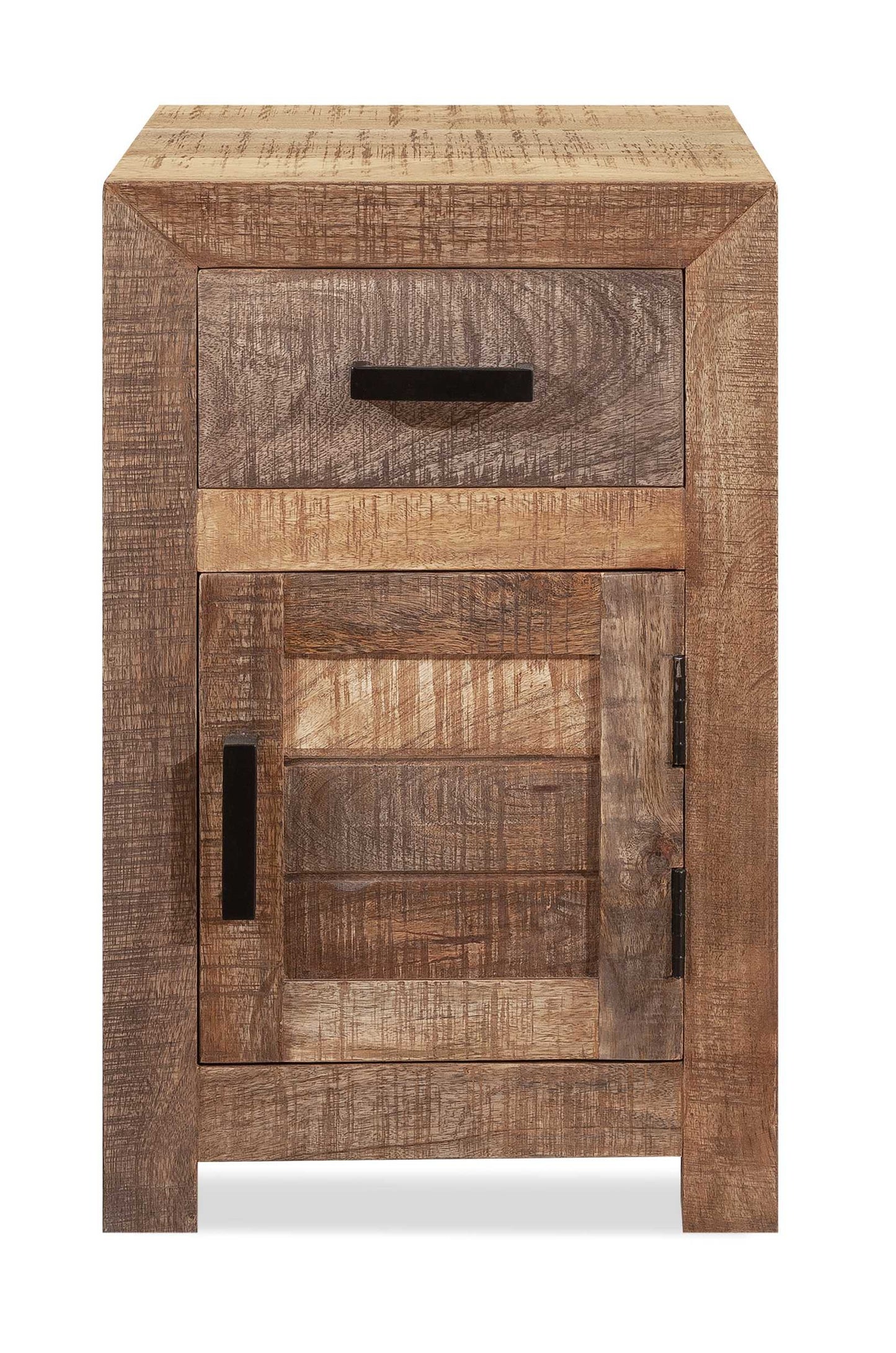 Solid Wood Butcher Block Accent Cabinet Or Nightstand