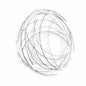 Silver Metal Abstract Round Hanging Wall Art Decor