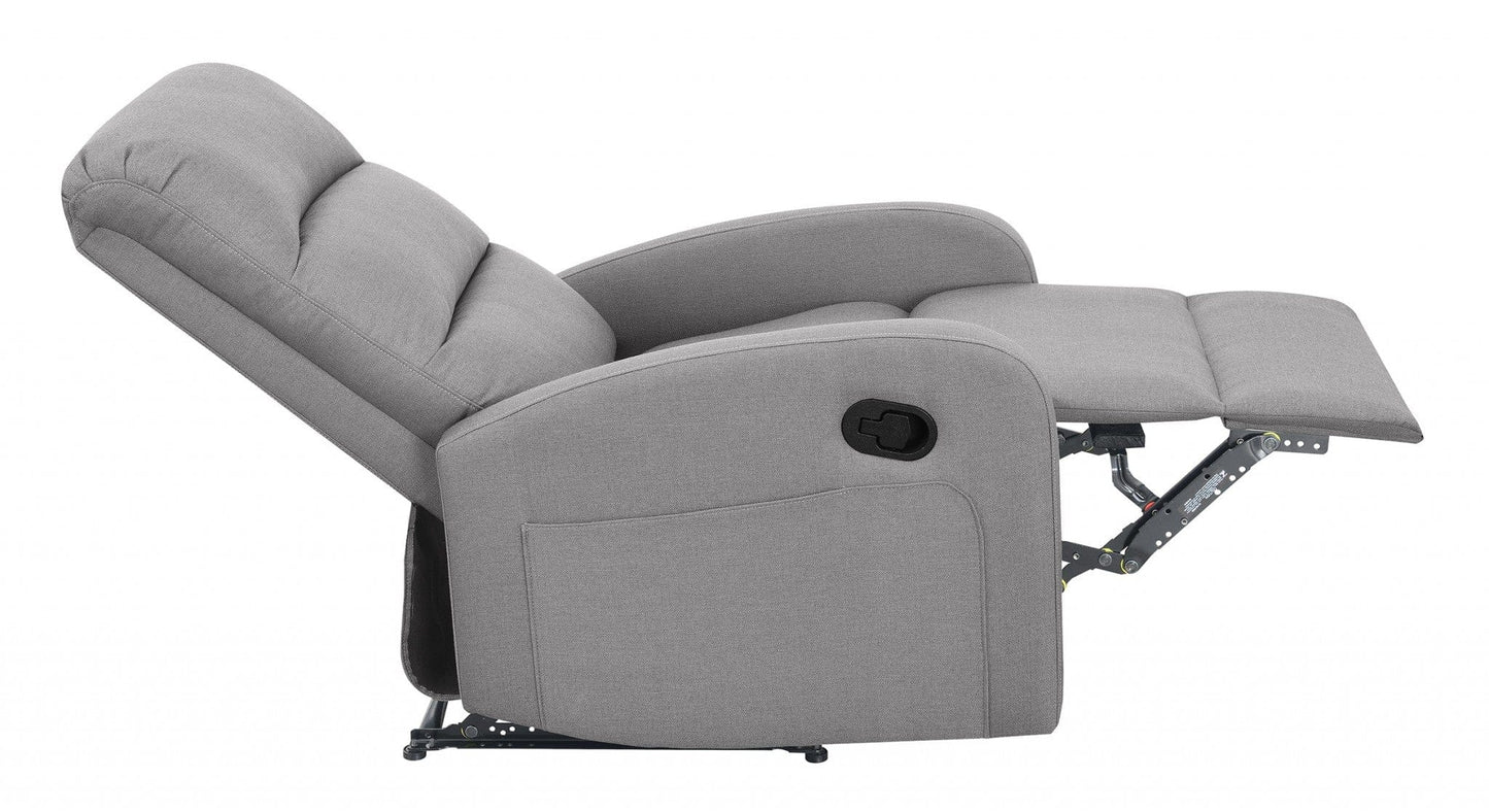 Relaxing Dawn Gray Recliner Chair