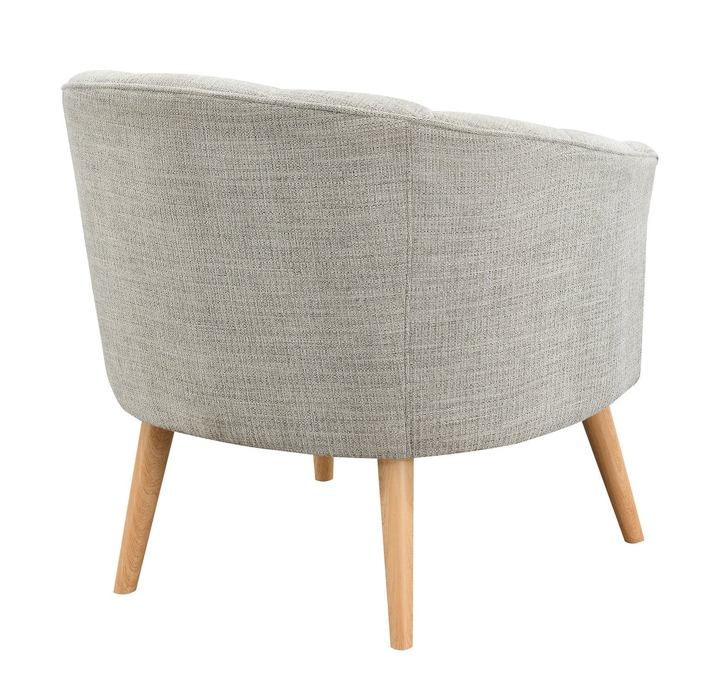 Stone Upholstered Accent Chair in Stone