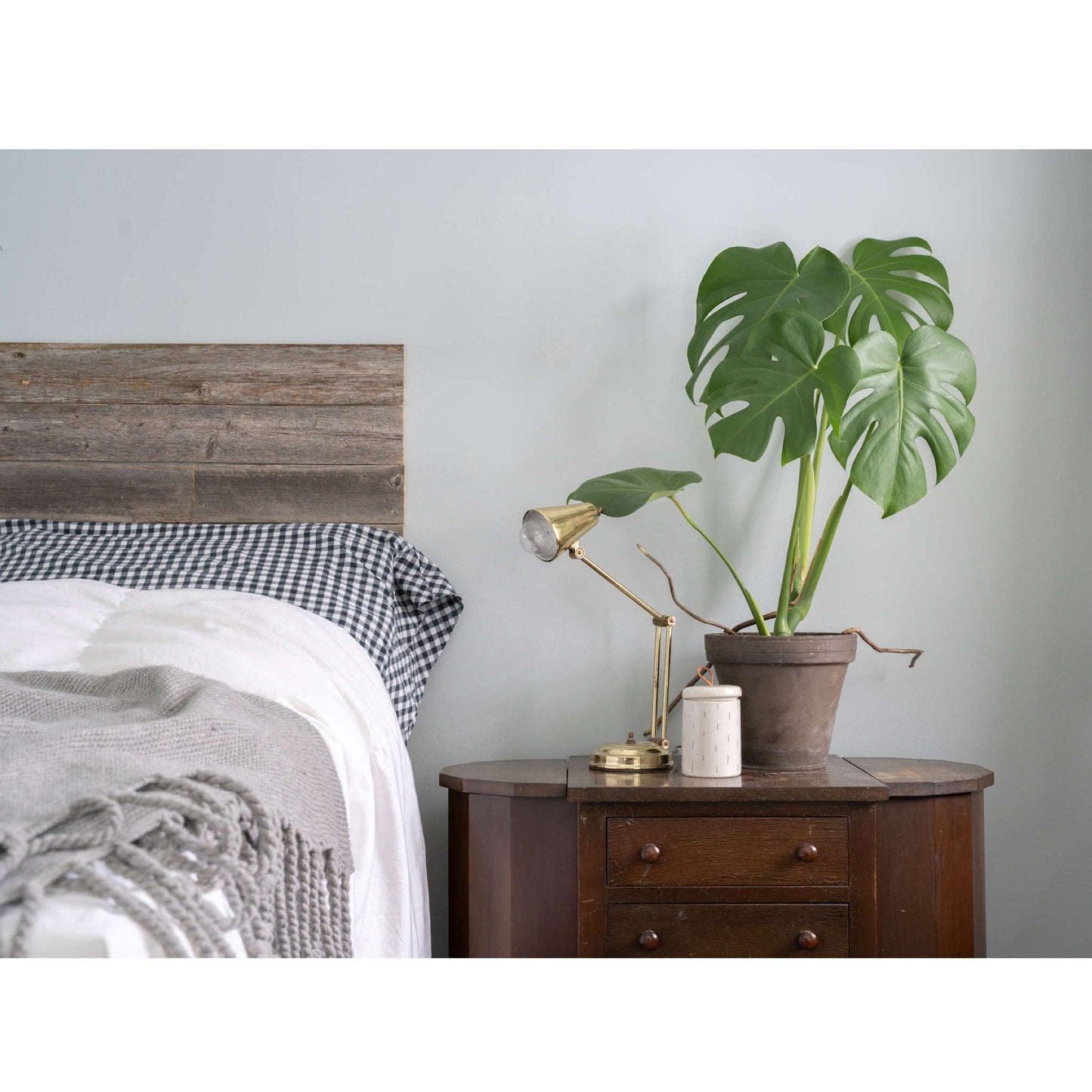 Pack Of 6 Rustic Natural Weathered Gray Wood Planks