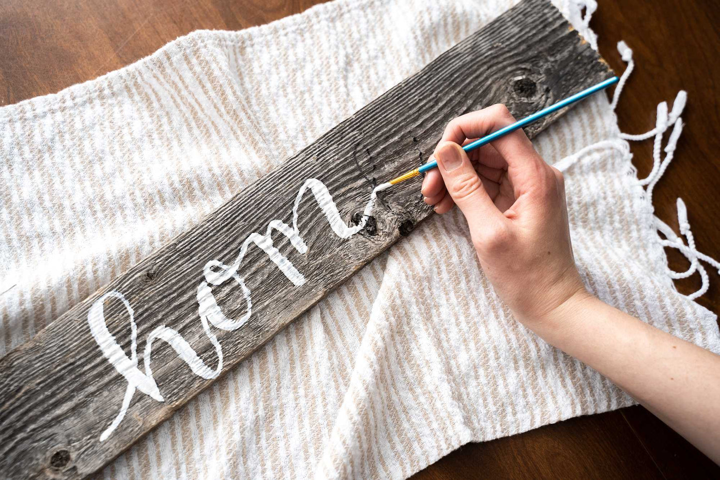 Pack Of 6 Rustic Natural Weathered Gray Wood Planks