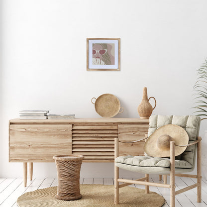 Pretty Lady In Shades Framed Wall Art