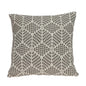 Beige Geometric Throw Pillow