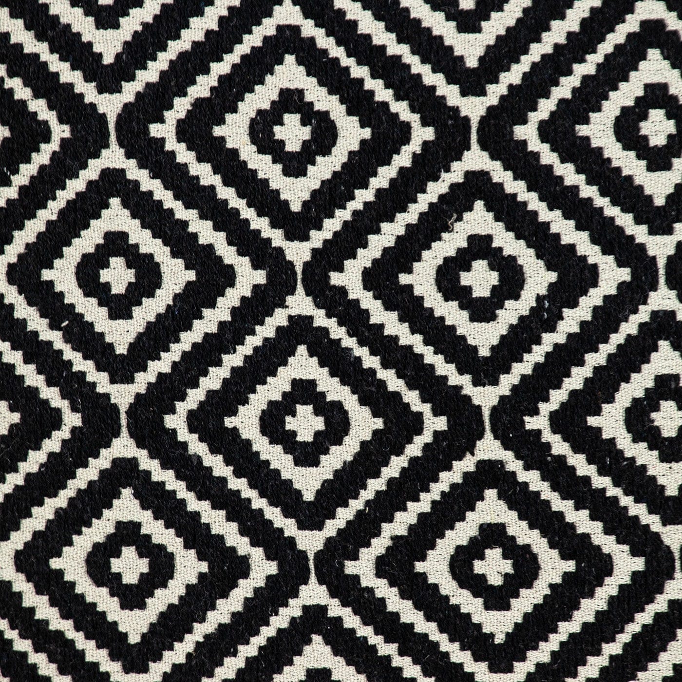 Ebony And Ivory Diamonds Throw Pillow