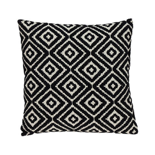 Ebony And Ivory Diamonds Throw Pillow