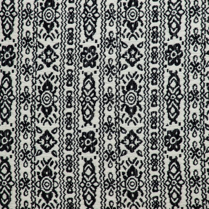 Black And White Vintage Design Throw Pillow