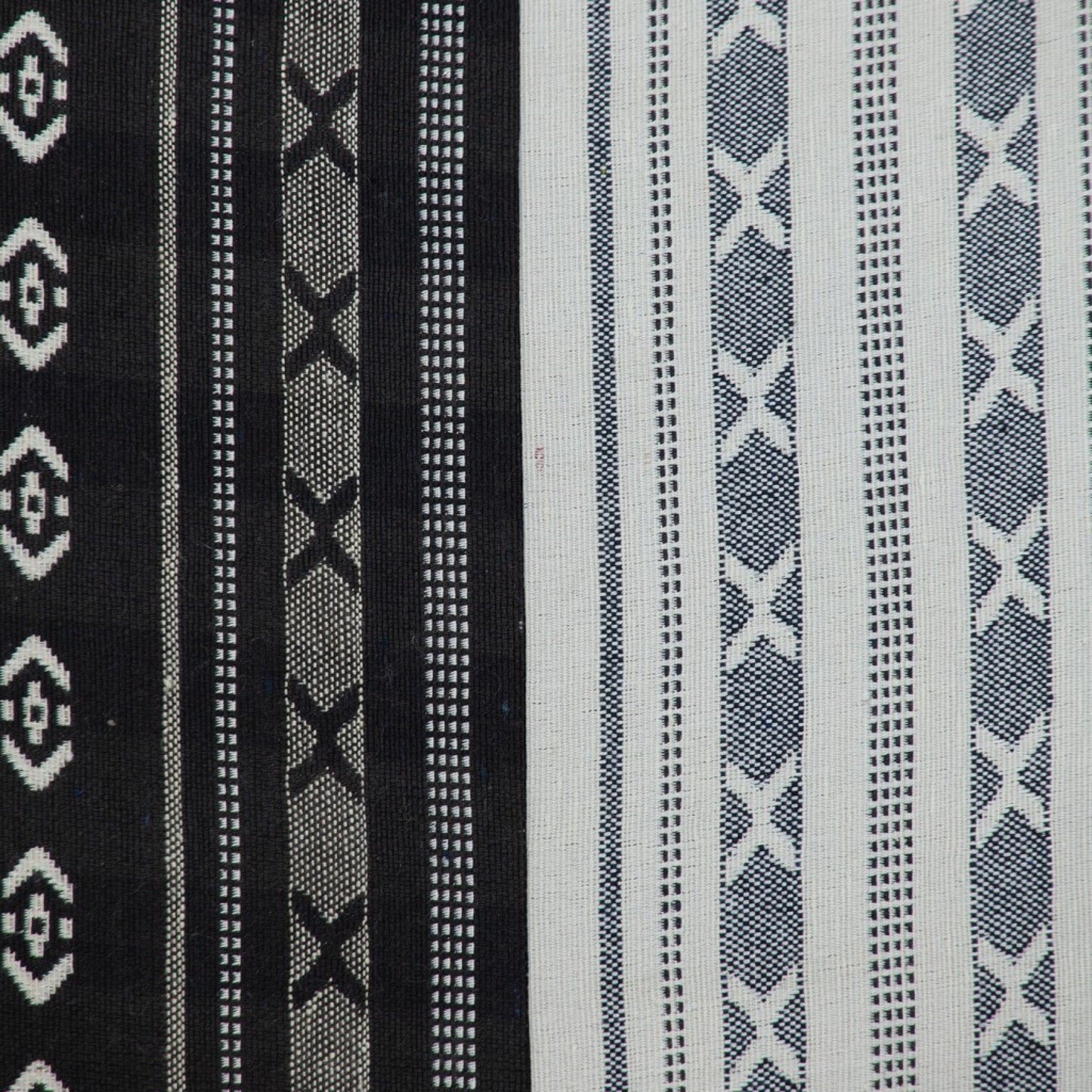 Black And White Abstract Accent Pillow