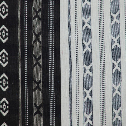 Black And White Abstract Accent Pillow