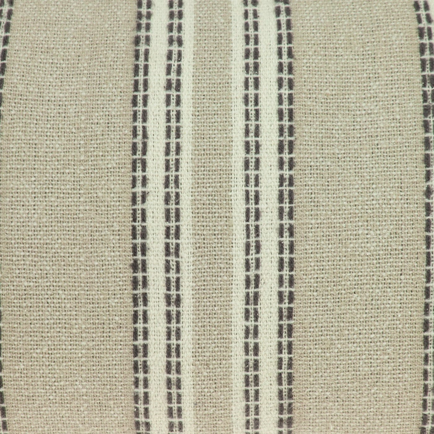 Oatmeal Stripe Weave Lumbar Throw Pillow