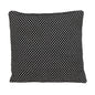 Super Black And White Check Throw Pillow