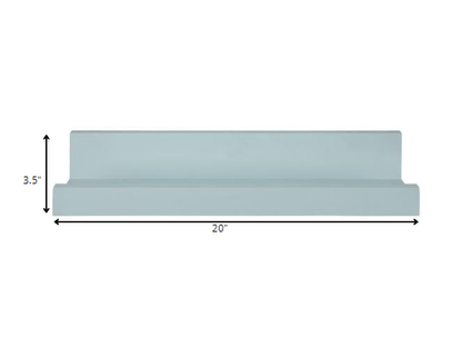 Pale Blue Floating Shelf