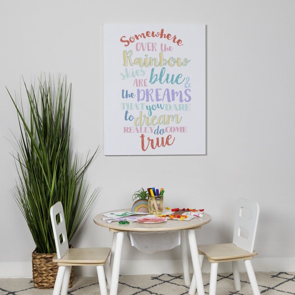 Over The Rainbow Colorful Wall Art