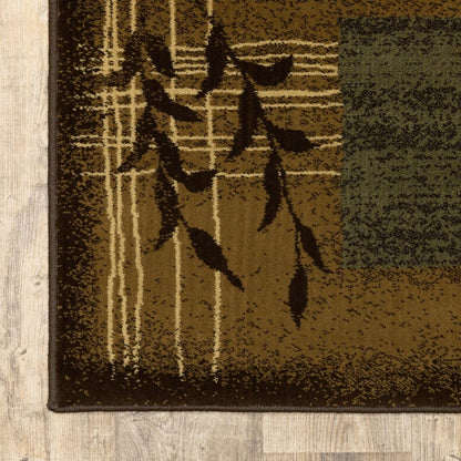 3'X8' Beige And Red Floral Runner Rug