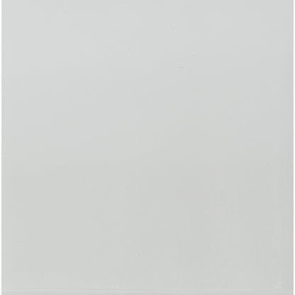 White And Grey Tone Geometrical Base With Rectangular Glass Top Dining Table