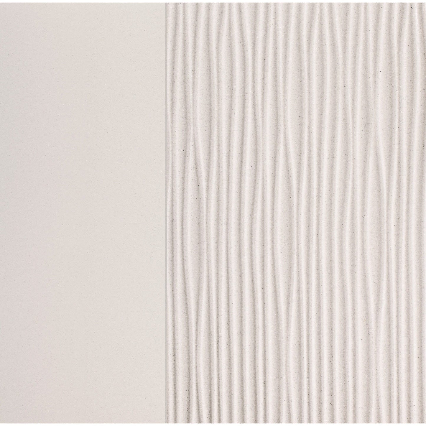 59" White Solid Wood Mirrored Nine Drawer