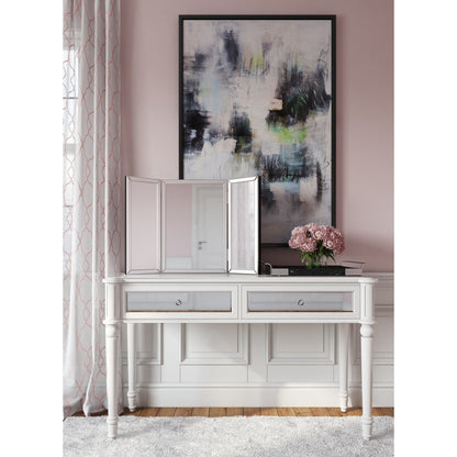 Three Part Hinged Vanity Tabletop Mirror