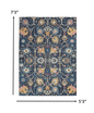2’ X 3’ Navy Blue Floral Buds Scatter Rug