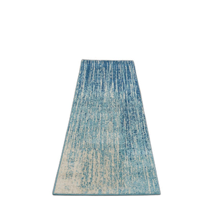 2’ X 3’ Navy And Light Blue Abstract Scatter Rug
