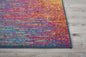 5’ X 7’ Rainbow Abstract Striations Area Rug