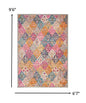 2’ X 3’ Muted Brights Floral Diamond Scatter Rug