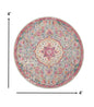 2’ X 3’ Gray And Pink Medallion Scatter Rug