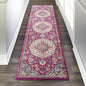 2’ X 3’ Pink And Ivory Medallion Scatter Rug