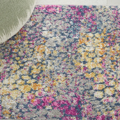 2’ X 3’ Yellow And Pink Coral Reef Scatter Rug