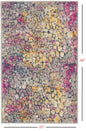 2’ X 3’ Yellow And Pink Coral Reef Scatter Rug