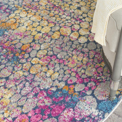 2’ X 3’ Yellow And Pink Coral Reef Scatter Rug