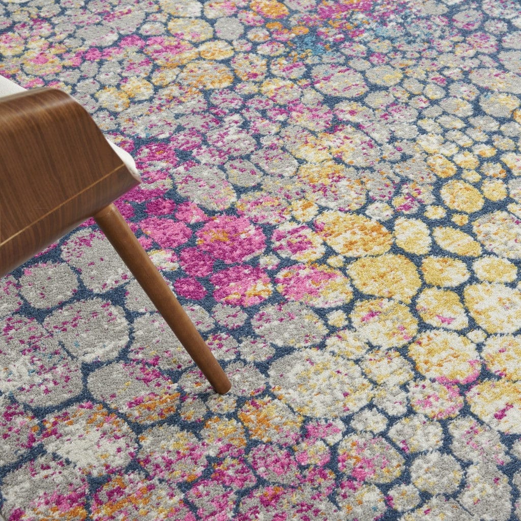 2’ X 3’ Yellow And Pink Coral Reef Scatter Rug
